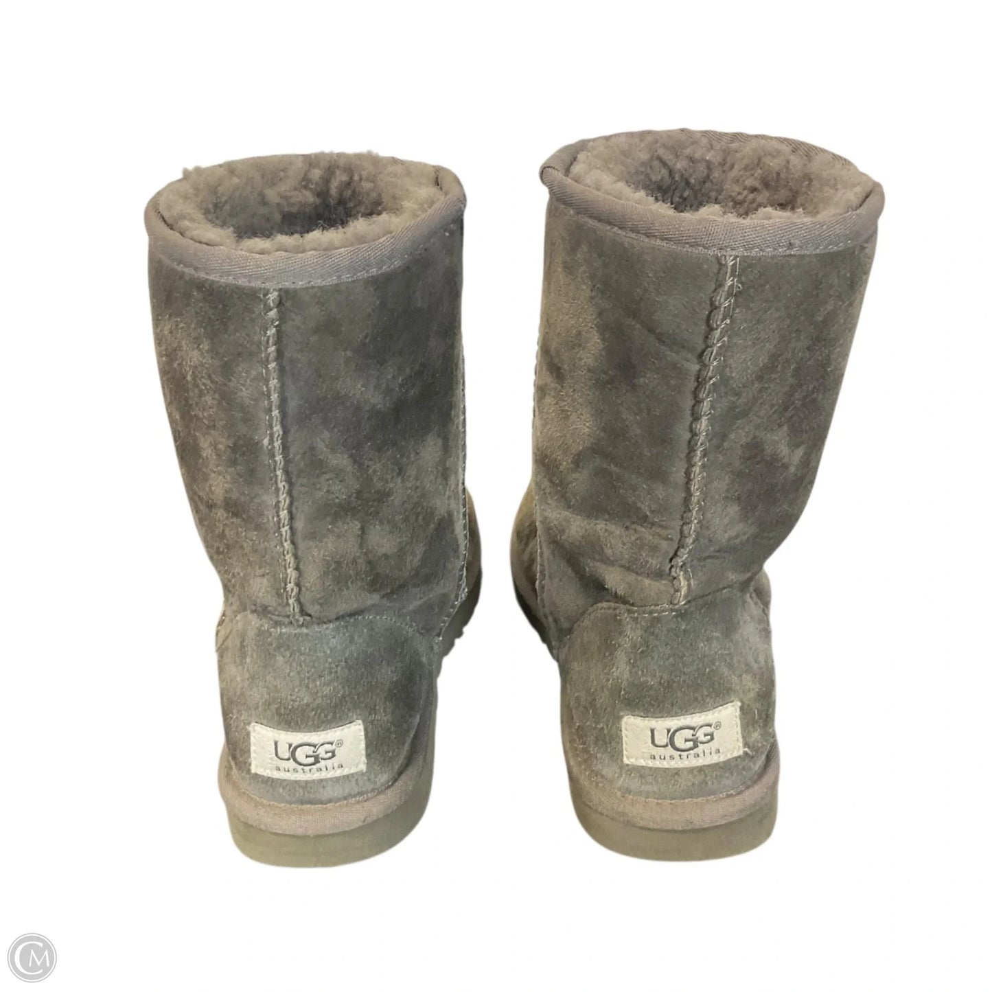 Boots Designer By Ugg In Grey, Size: 6