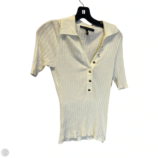 Top Short Sleeve By White House Black Market In White, Size: S