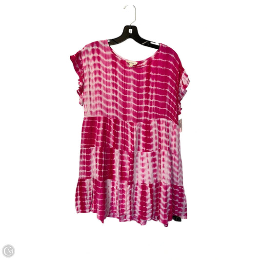 Dress Casual Short By Ee Some In Pink, Size: S
