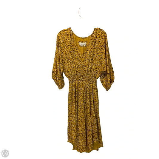 Dress Casual Maxi By Anthropologie In Yellow, Size: M