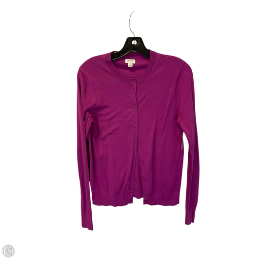 Cardigan By J. Crew In Purple, Size: M