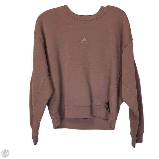 Sweatshirt Crewneck By Adidas In Pink, Size: S