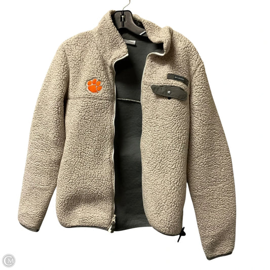 Jacket Faux Fur & Sherpa By Columbia In Cream, Size: M