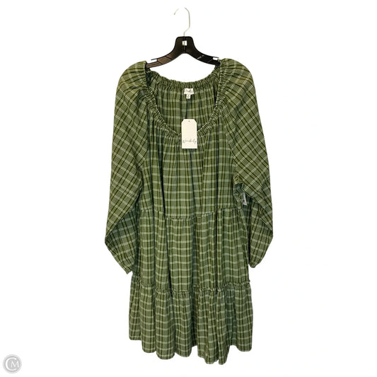 Dress Casual Maxi By Wonderly In Green, Size: 3x