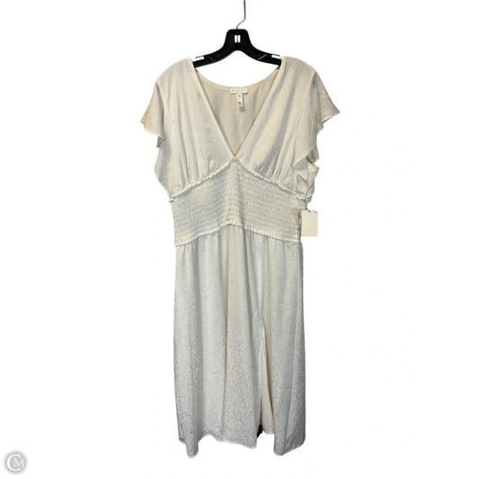 Dress Casual Maxi By Leith In White, Size: Xl