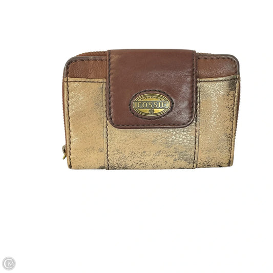 Wallet By Fossil, Size: Medium
