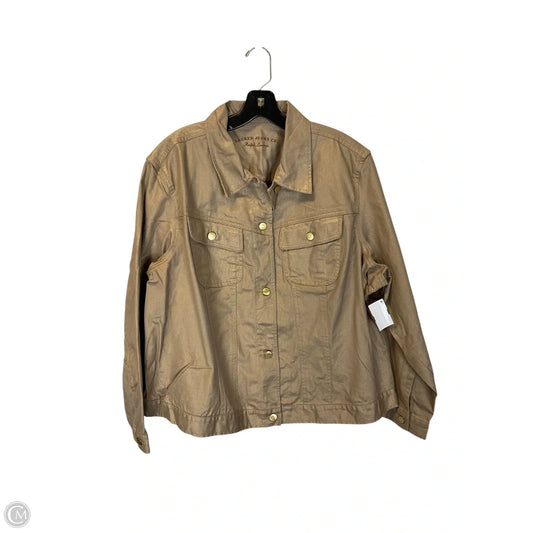 Jacket Other By Lauren By Ralph Lauren In Gold, Size: 3x