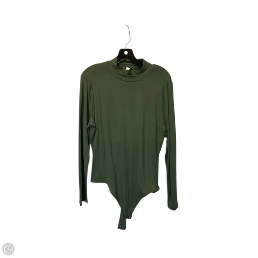 Bodysuit By Bar Iii In Green, Size: Xl