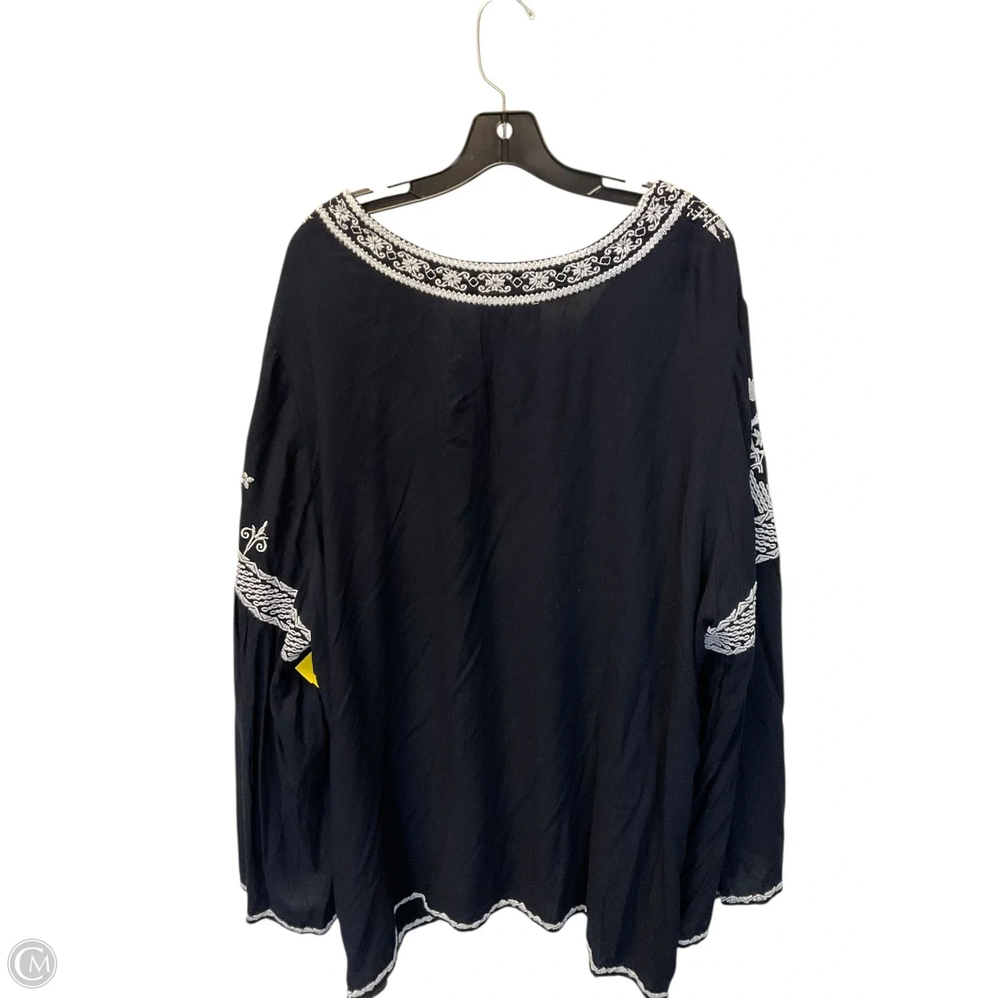 Top Long Sleeve By Philosophy In Blue, Size: 3x