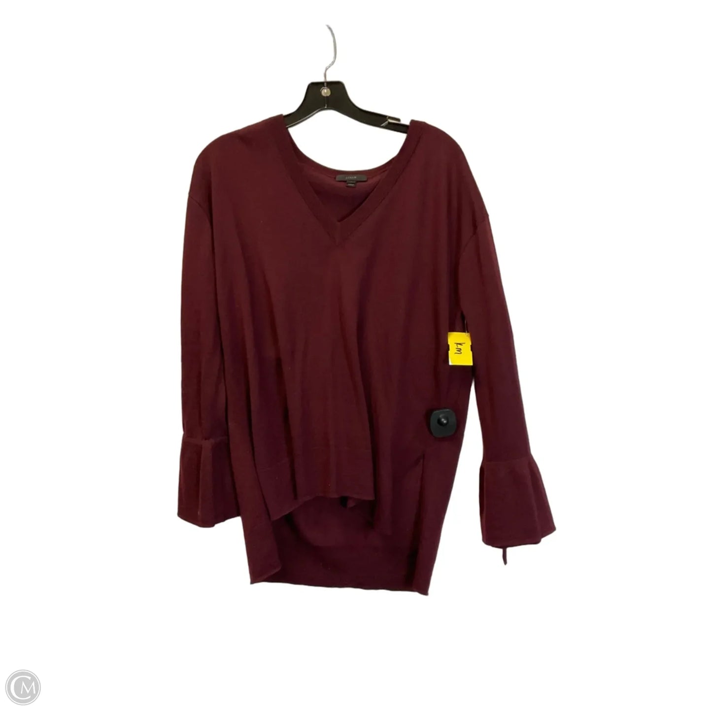 Top Long Sleeve Basic By J. Crew In Red, Size: M