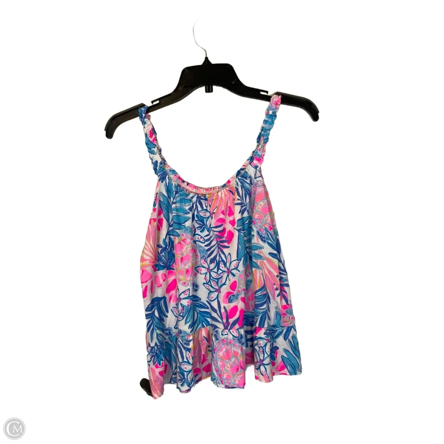 Top Sleeveless Designer By Lilly Pulitzer In Blue, Size: Xs