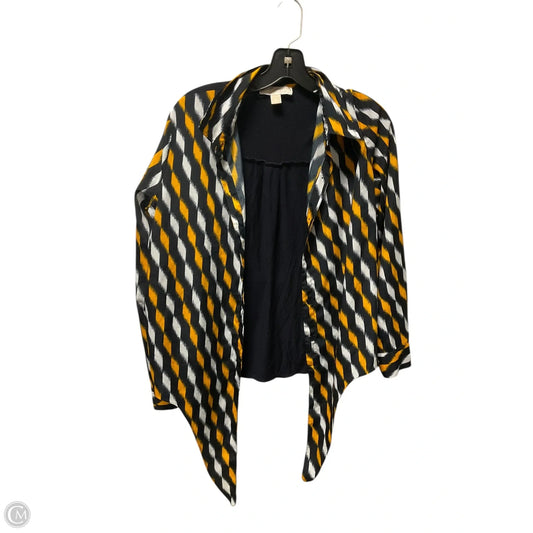 Top Long Sleeve By Michael By Michael Kors In Black, Size: L