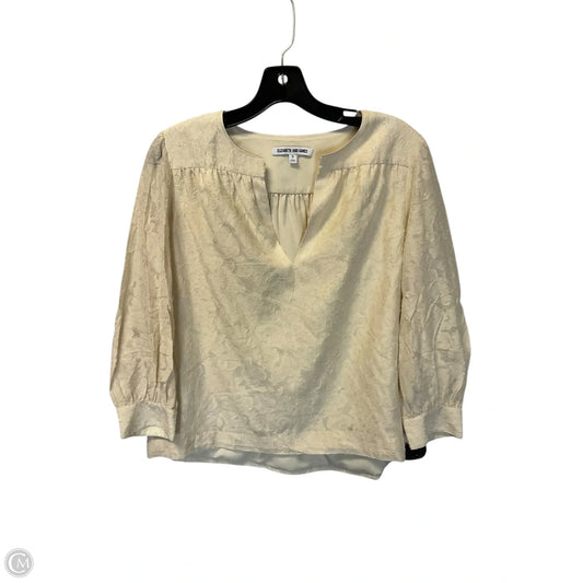 Top Long Sleeve By Elizabeth And James In Cream, Size: S
