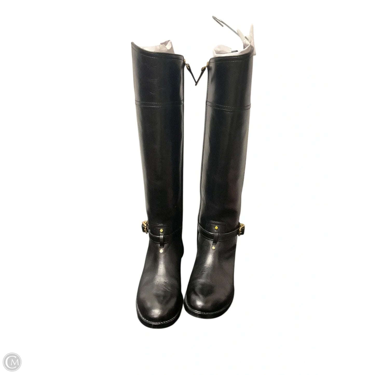 Boots Designer By Tory Burch In Black, Size: 6