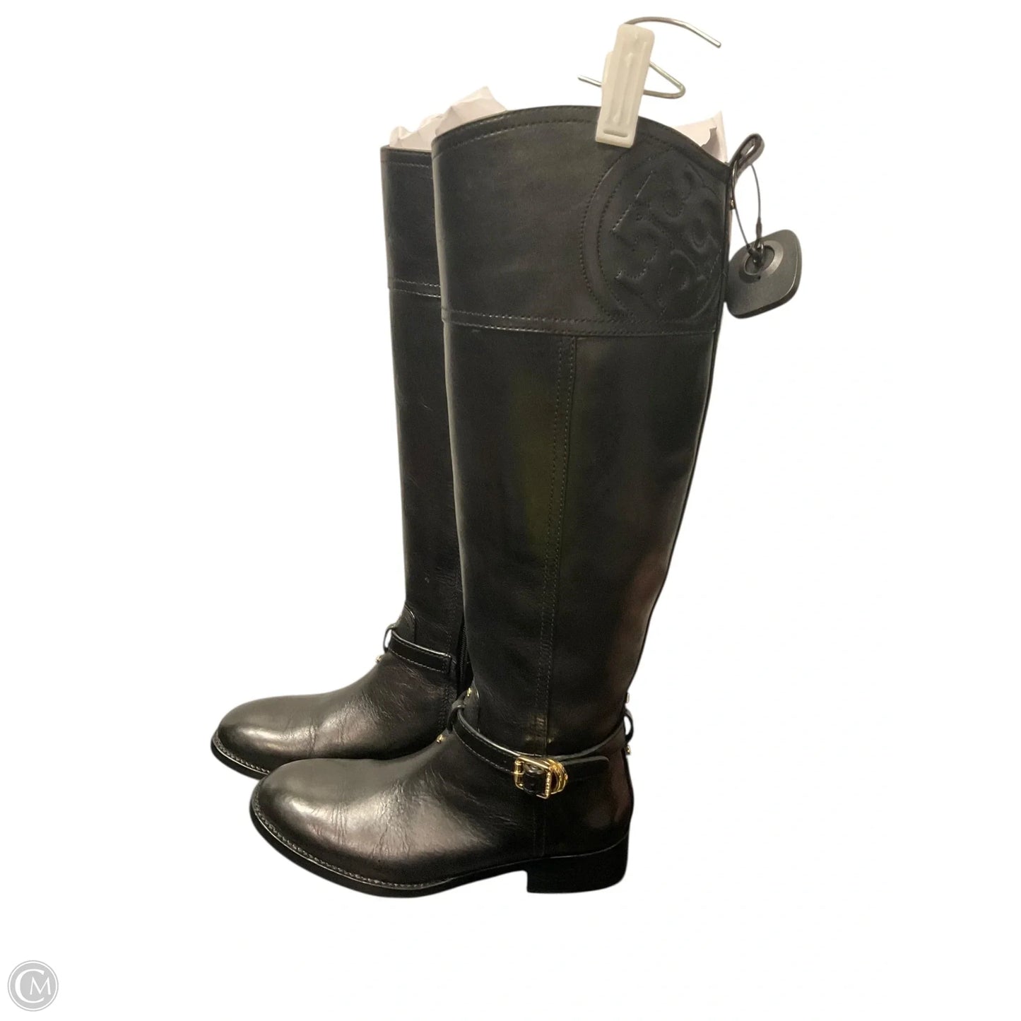 Boots Designer By Tory Burch In Black, Size: 6