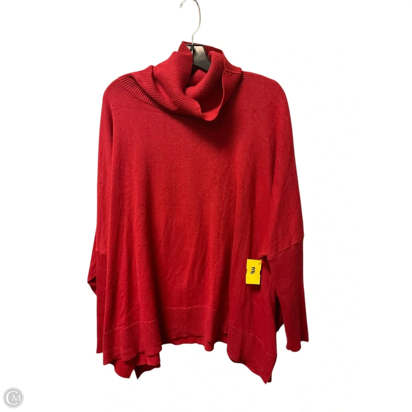 Top Long Sleeve Basic By New Directions In Red, Size: Xl
