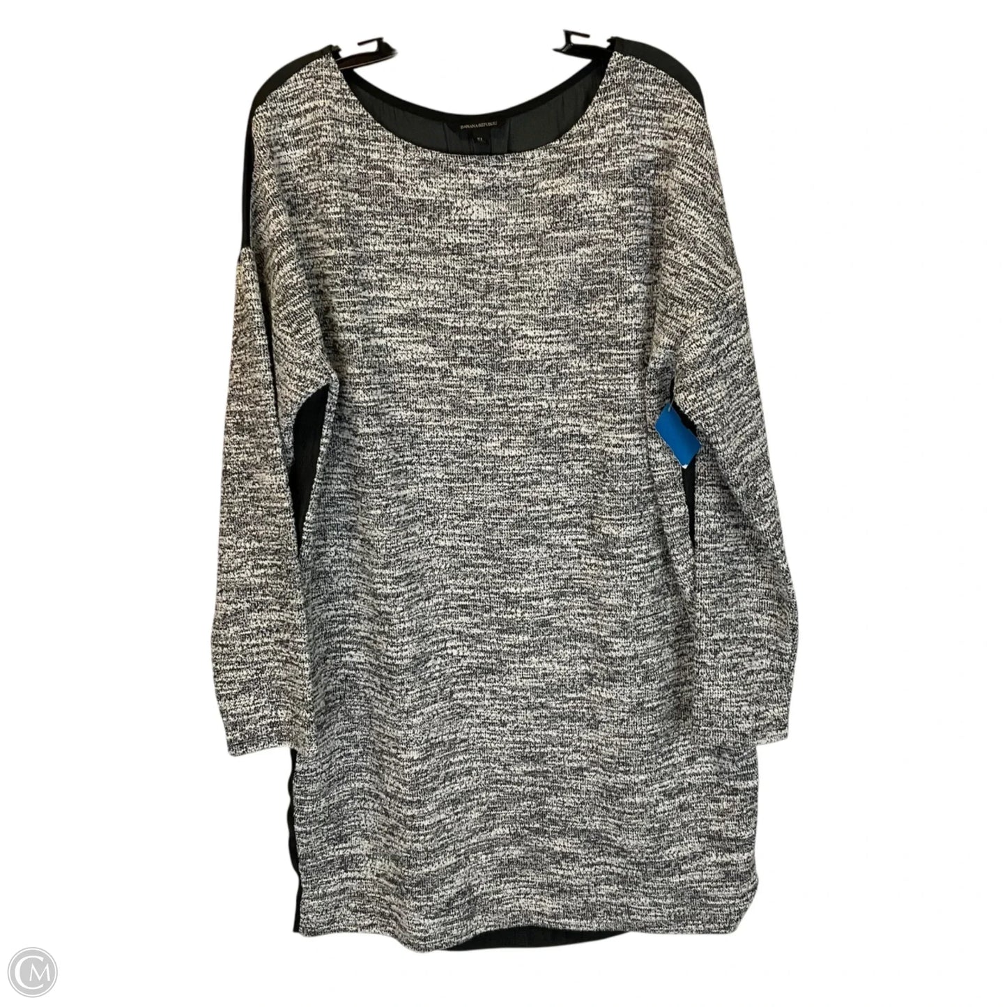 Dress Casual Midi By Banana Republic In Grey, Size: Xl