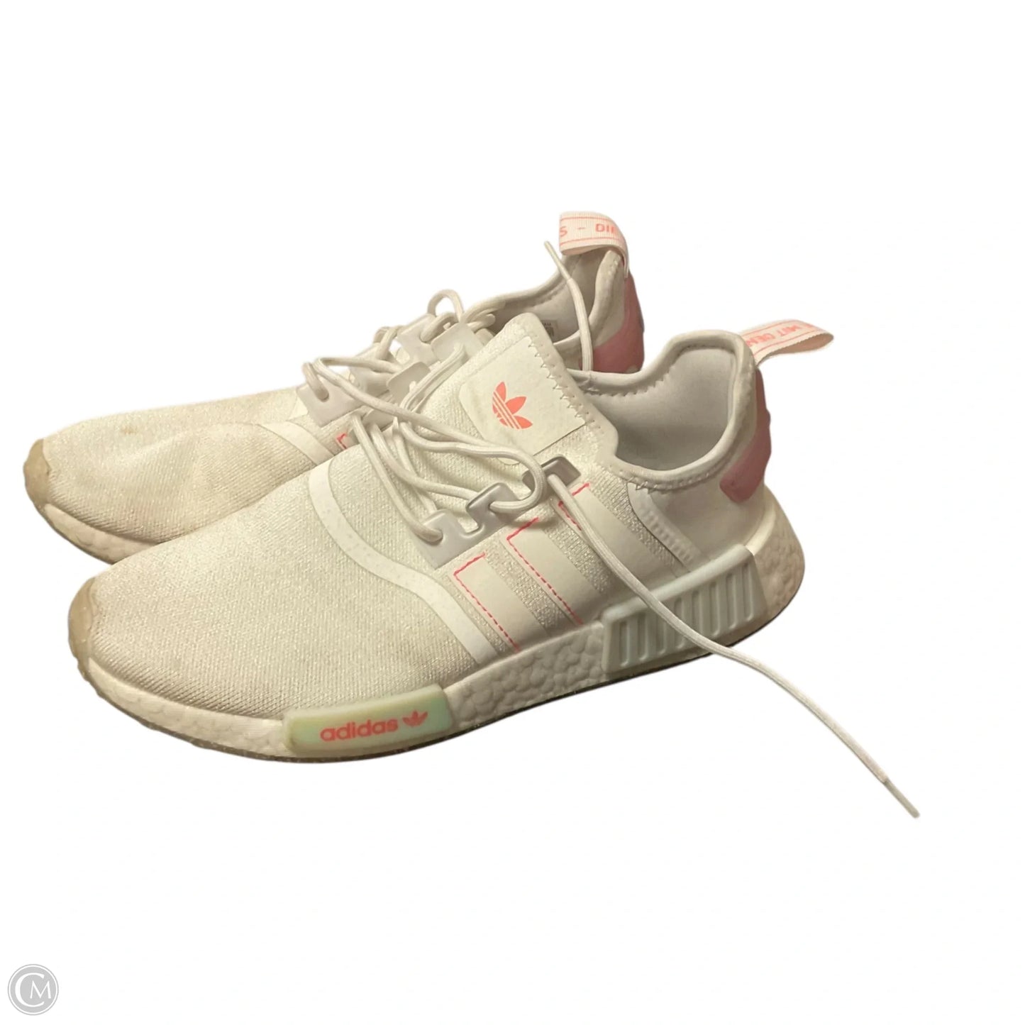 Shoes Athletic By Adidas In White, Size: 9