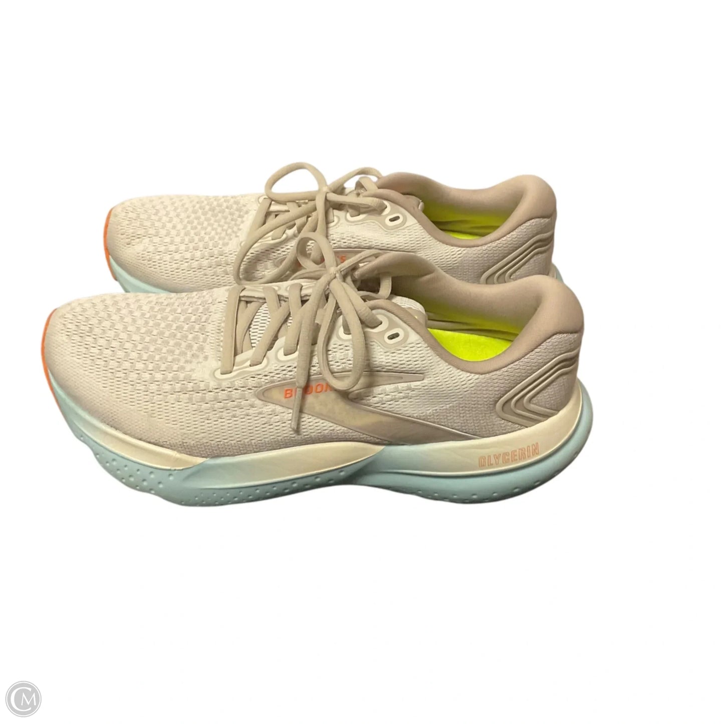 Shoes Athletic By Brooks In Cream, Size: 9