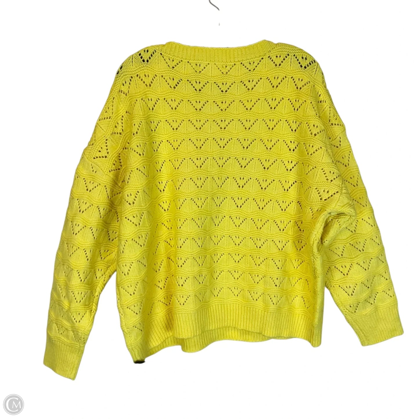 Sweater By Maurices In Yellow, Size: Xxl