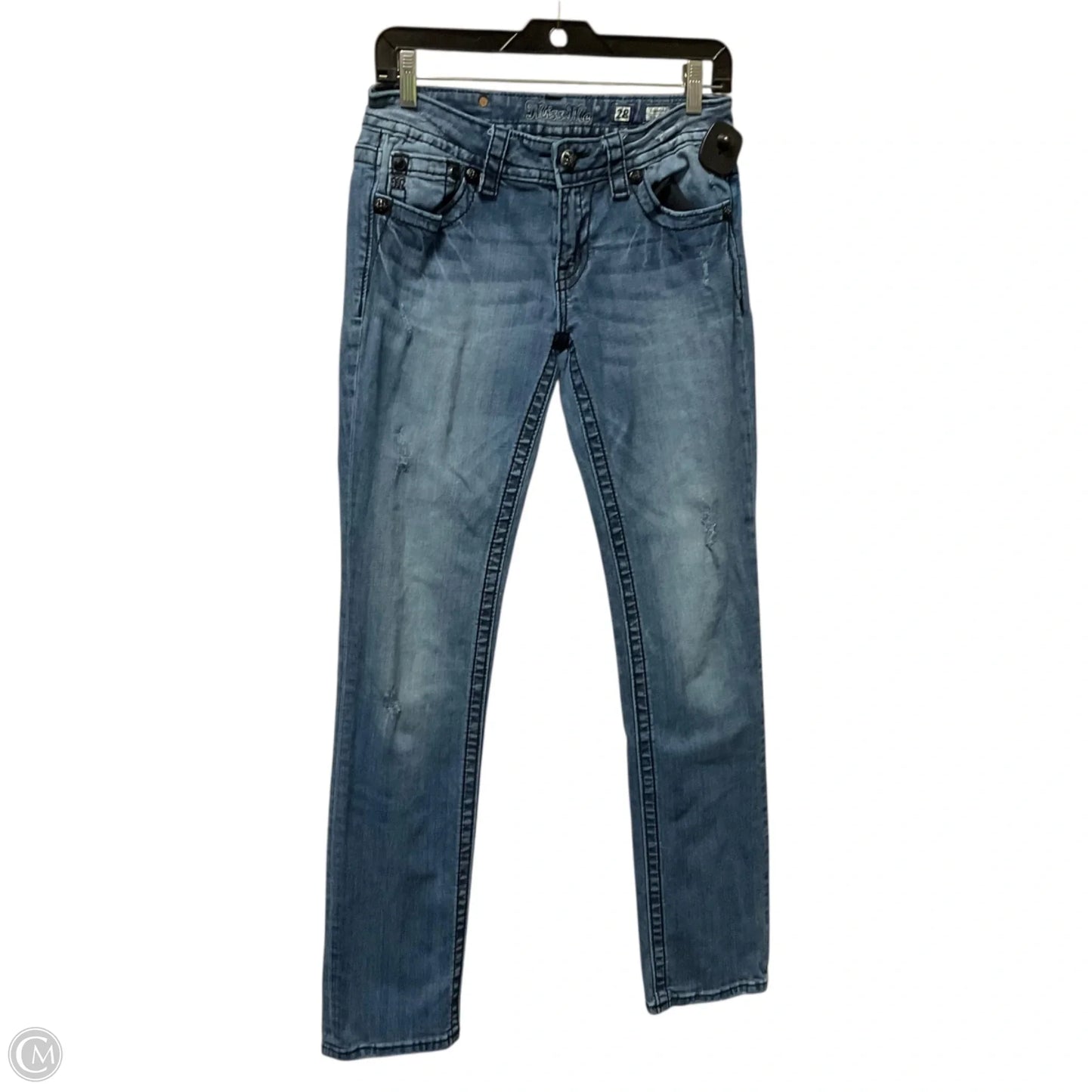 Jeans Skinny By Miss Me In Blue Denim, Size: 6