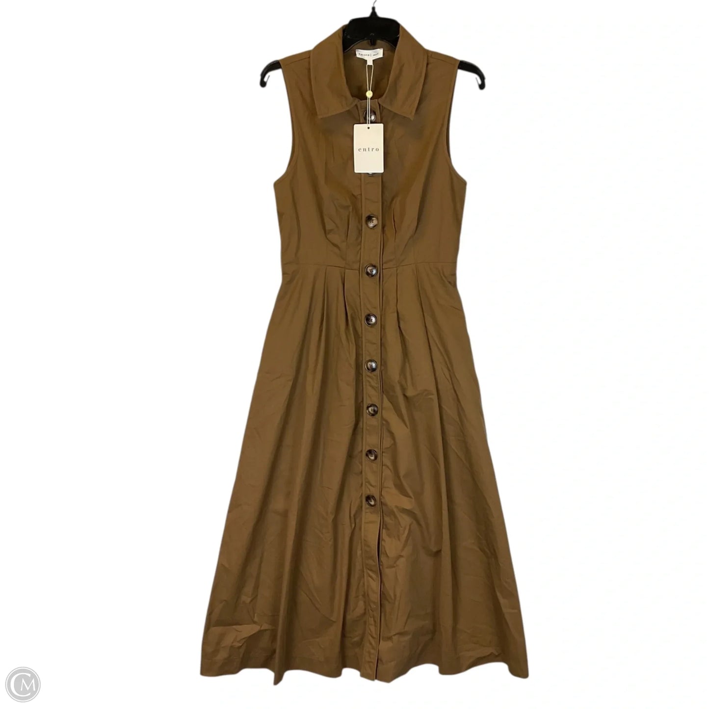 Dress Casual Maxi By Entro In Brown, Size: S