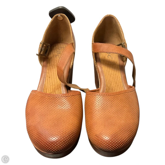 Shoes Heels Block By Boc In Brown, Size: 8
