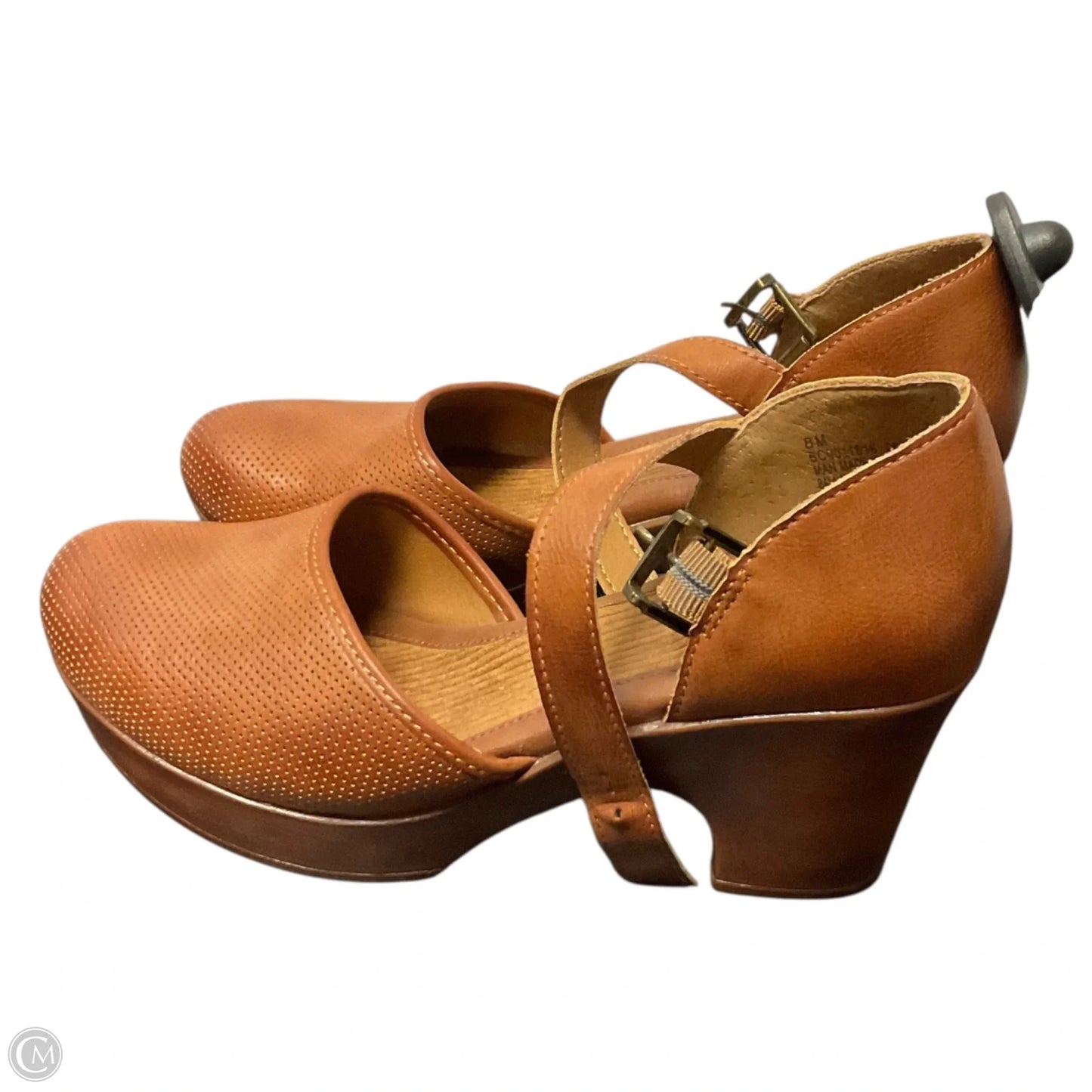 Shoes Heels Block By Boc In Brown, Size: 8