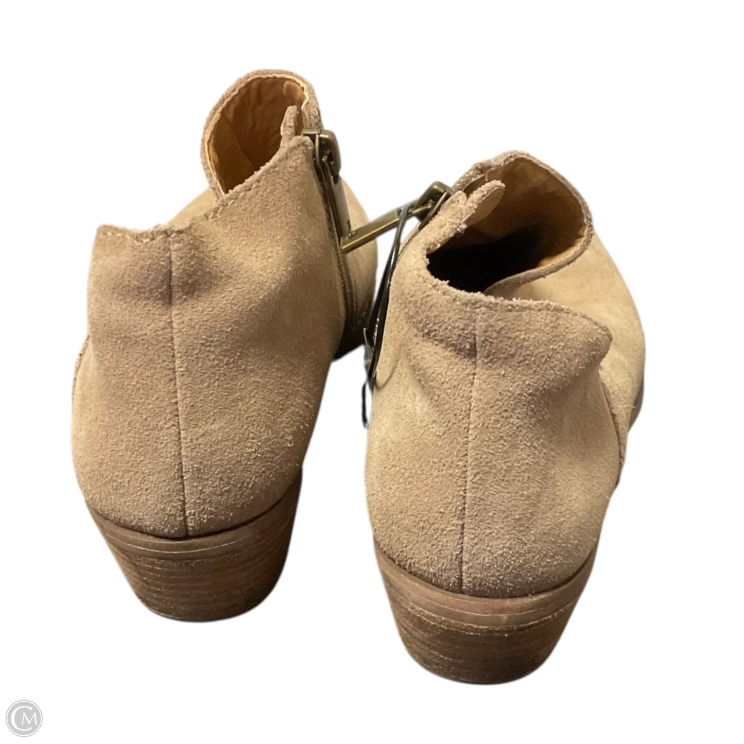 Boots Ankle Heels By Lucky Brand In Tan, Size: 8.5