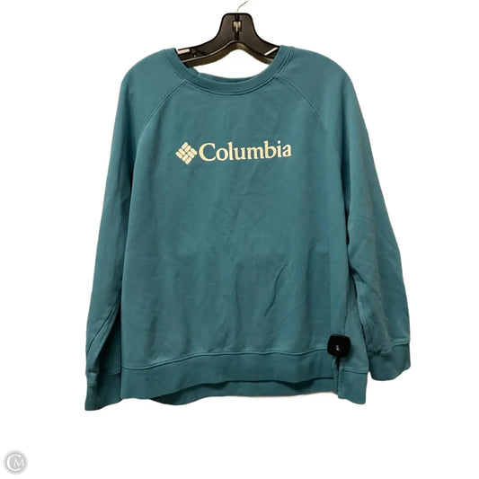 Sweatshirt Crewneck By Columbia In Blue, Size: 1x