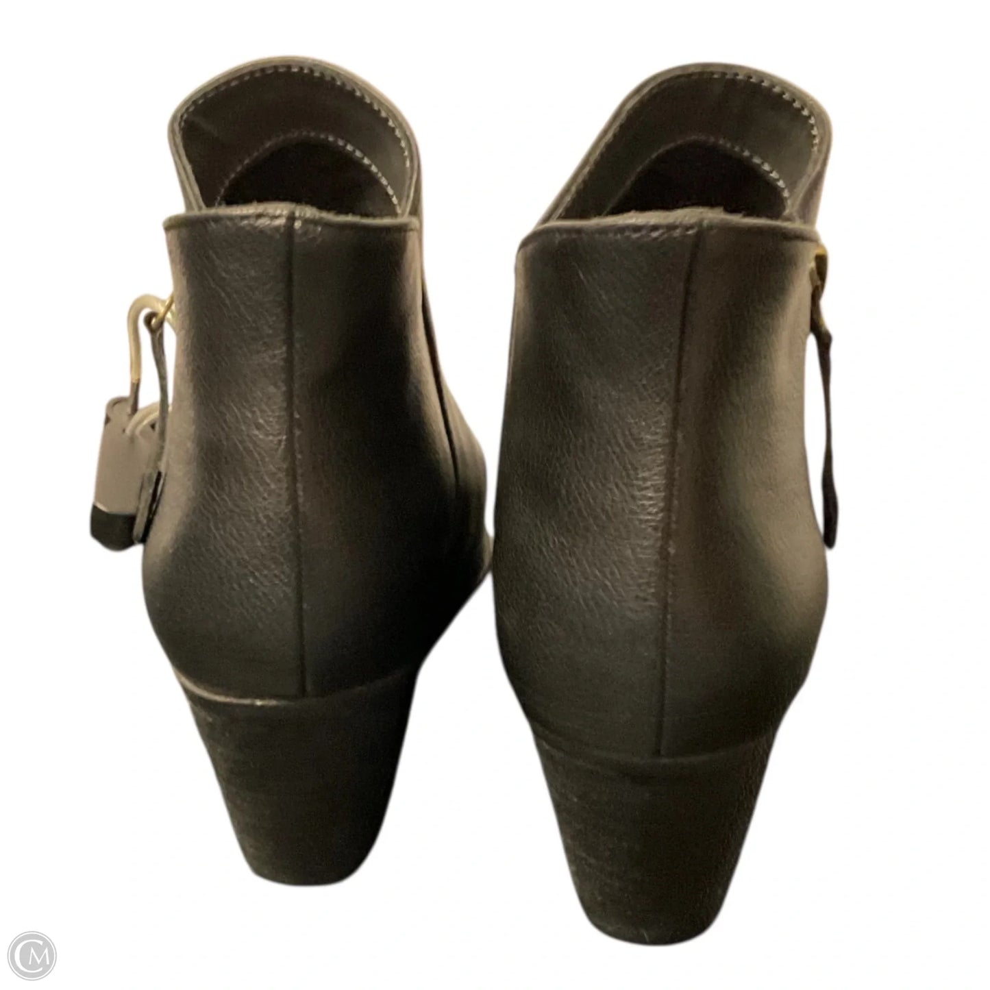 Boots Ankle Heels By Zodiac In Black, Size: 8