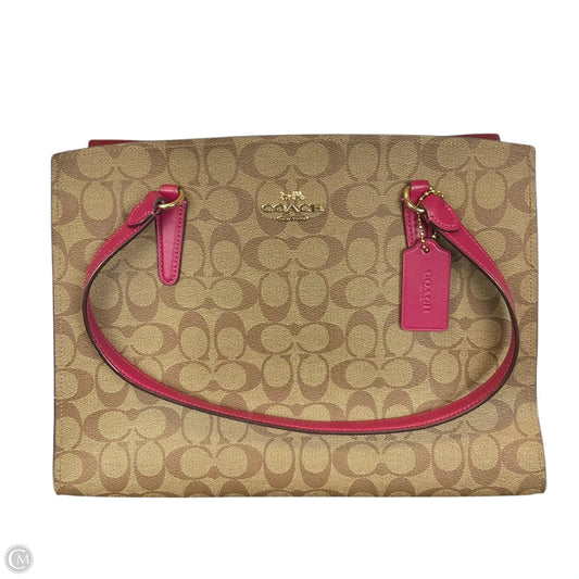 Handbag Designer By Coach, Size: Large
