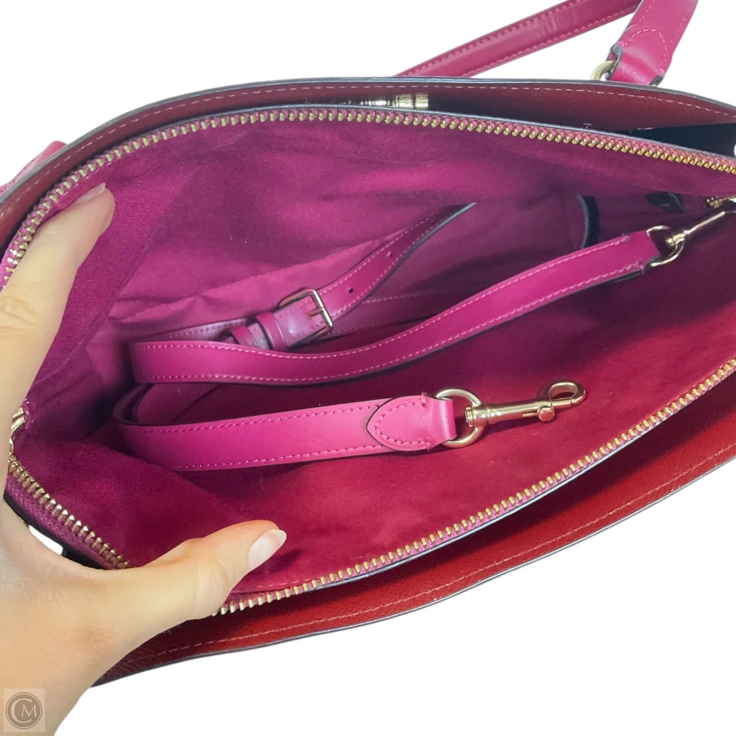 Handbag Designer By Coach, Size: Large