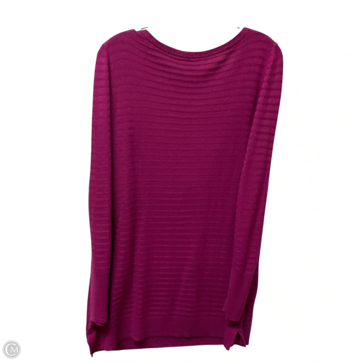 Top Long Sleeve By Chicos In Purple, Size: L