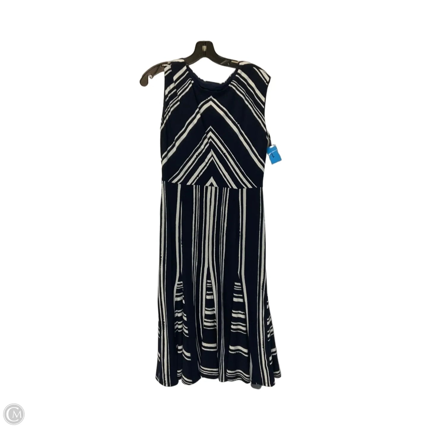 Dress Casual Midi By Jones New York In Blue, Size: 4