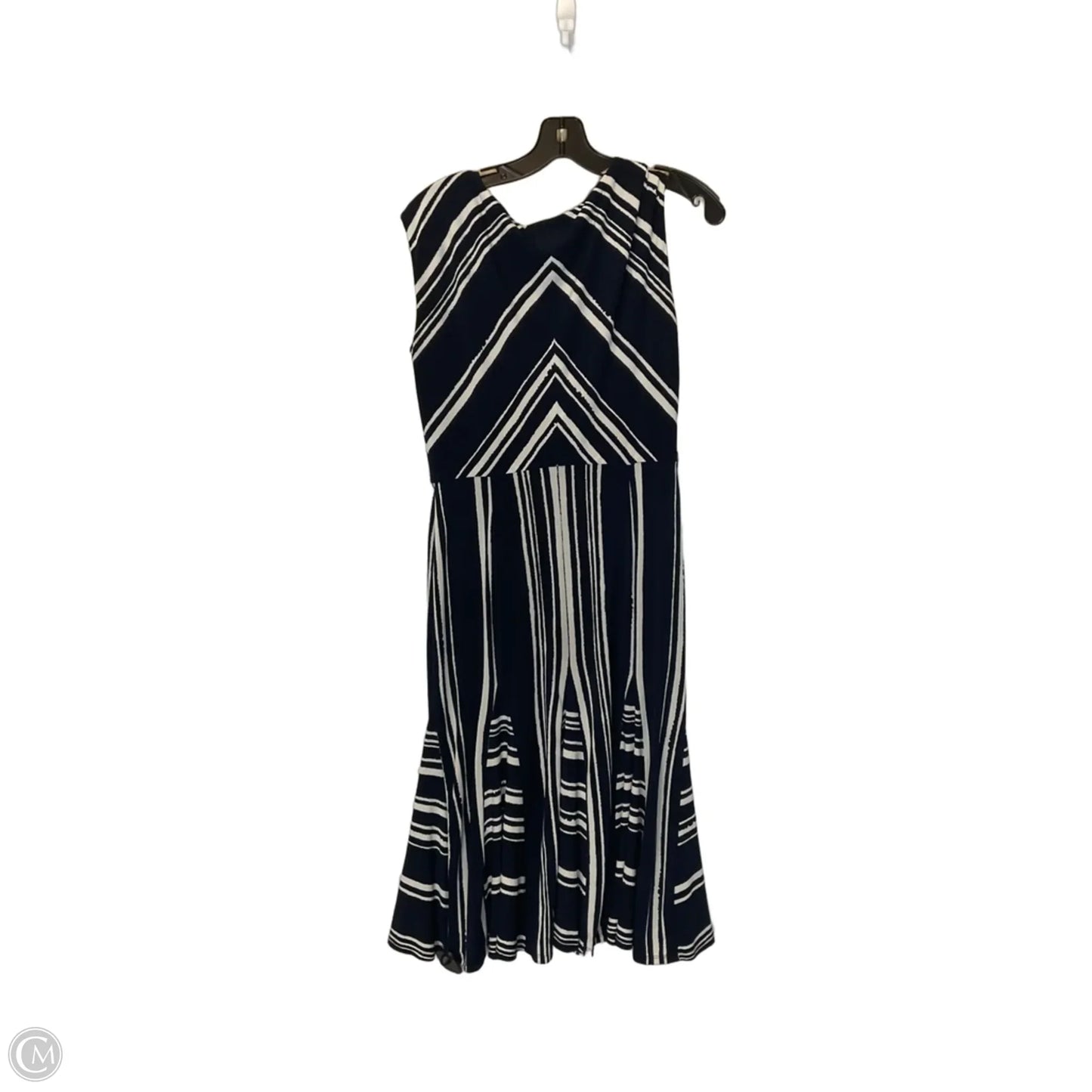 Dress Casual Midi By Jones New York In Blue, Size: 4