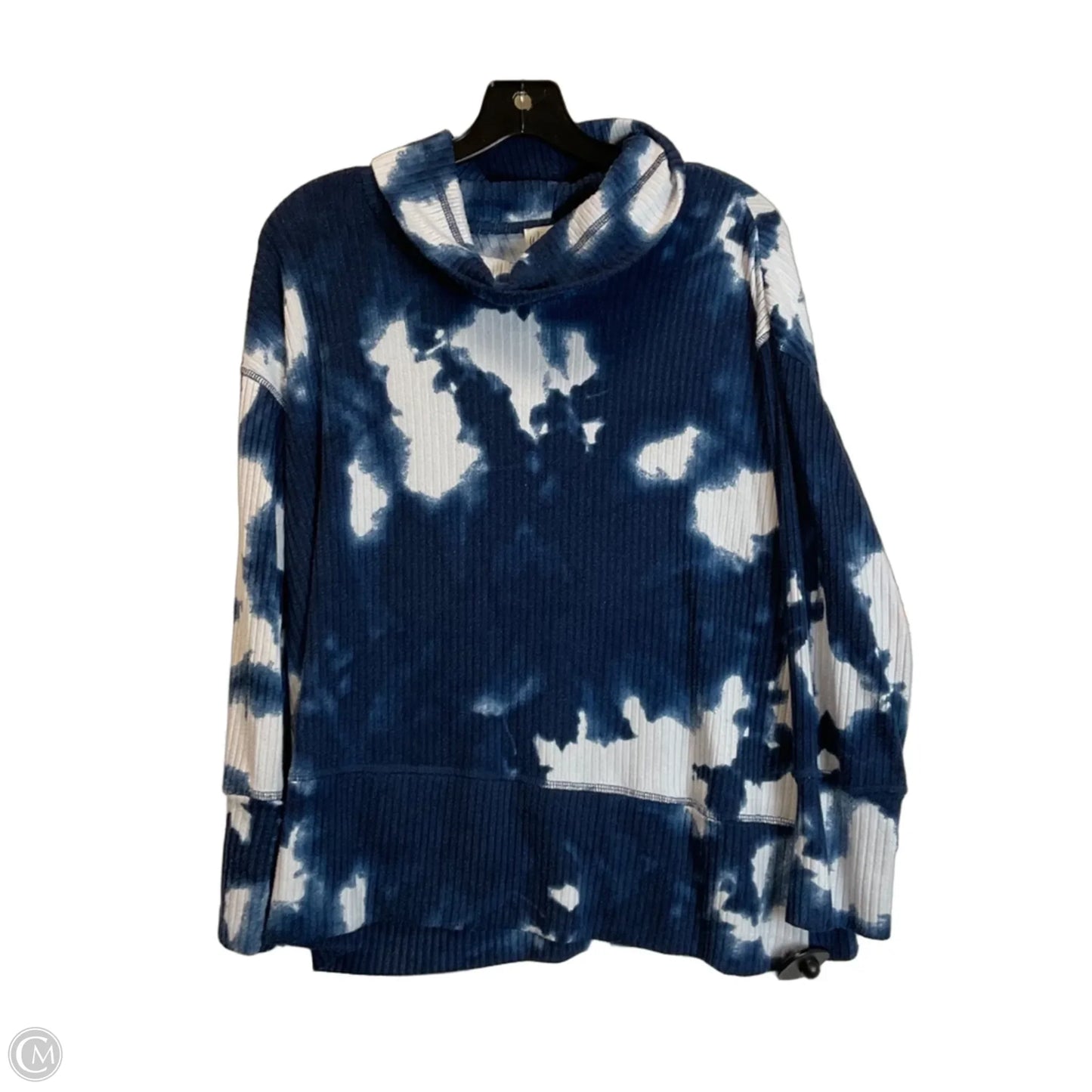 Top Long Sleeve Basic By Wonderly In Blue, Size: S
