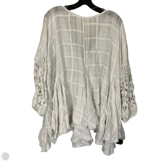 Top Long Sleeve By Free People In White, Size: L
