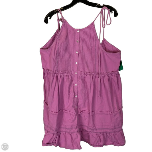 Dress Casual Short By Free People In Purple, Size: Xl