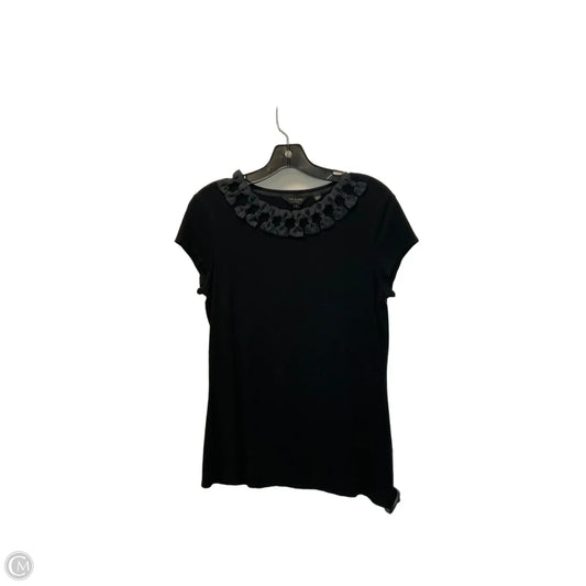 Top Short Sleeve By Ted Baker In Black, Size: Xs