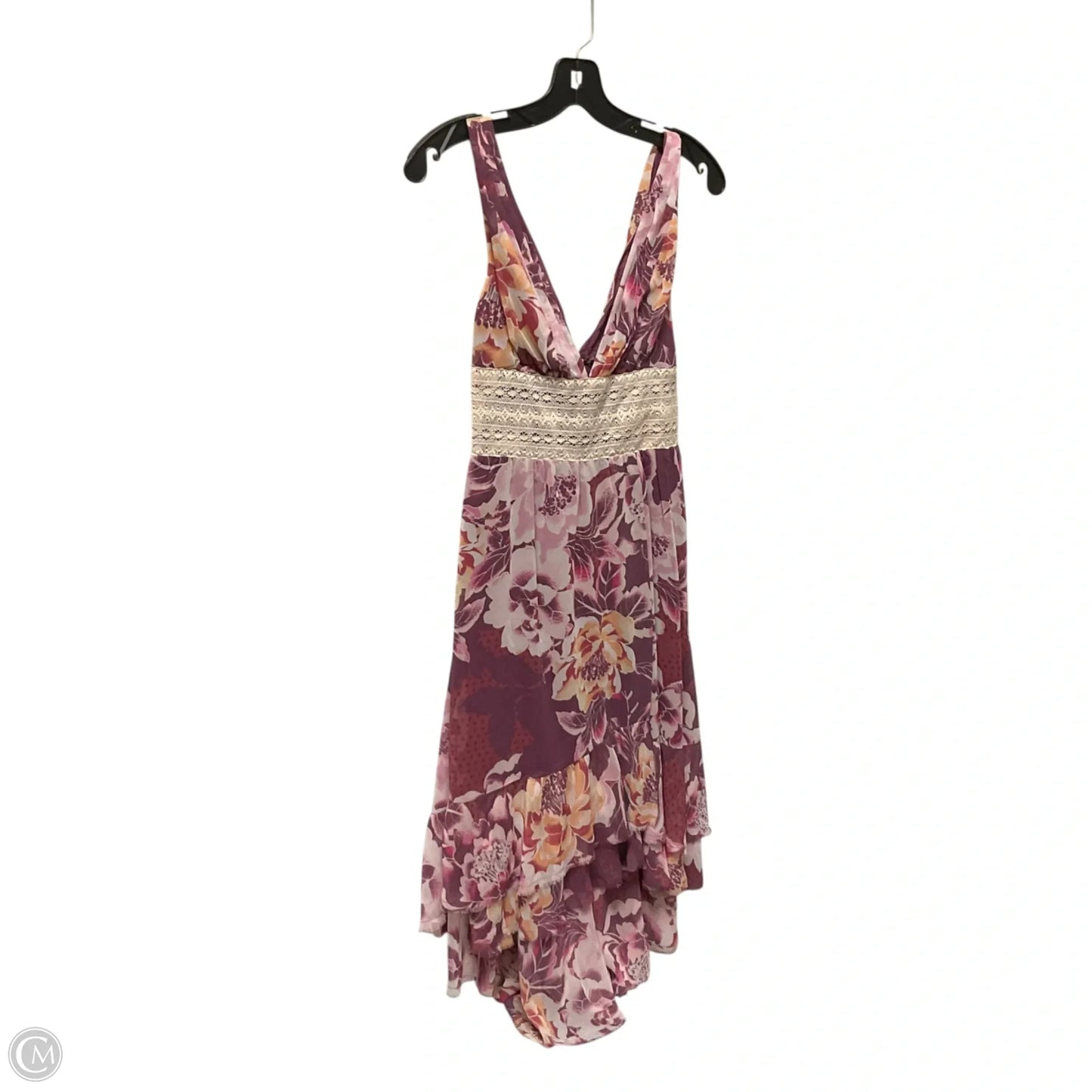Dress Casual Midi By Free People In Floral Print, Size: 0