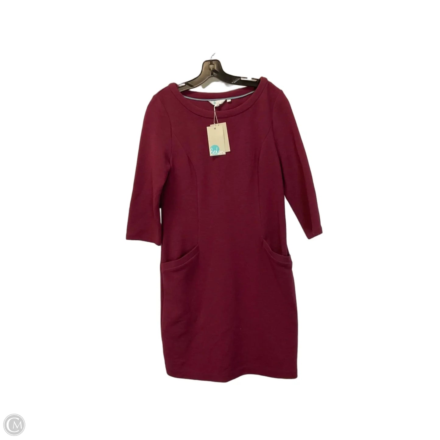 Dress Casual Midi By Boden In Red, Size: 8