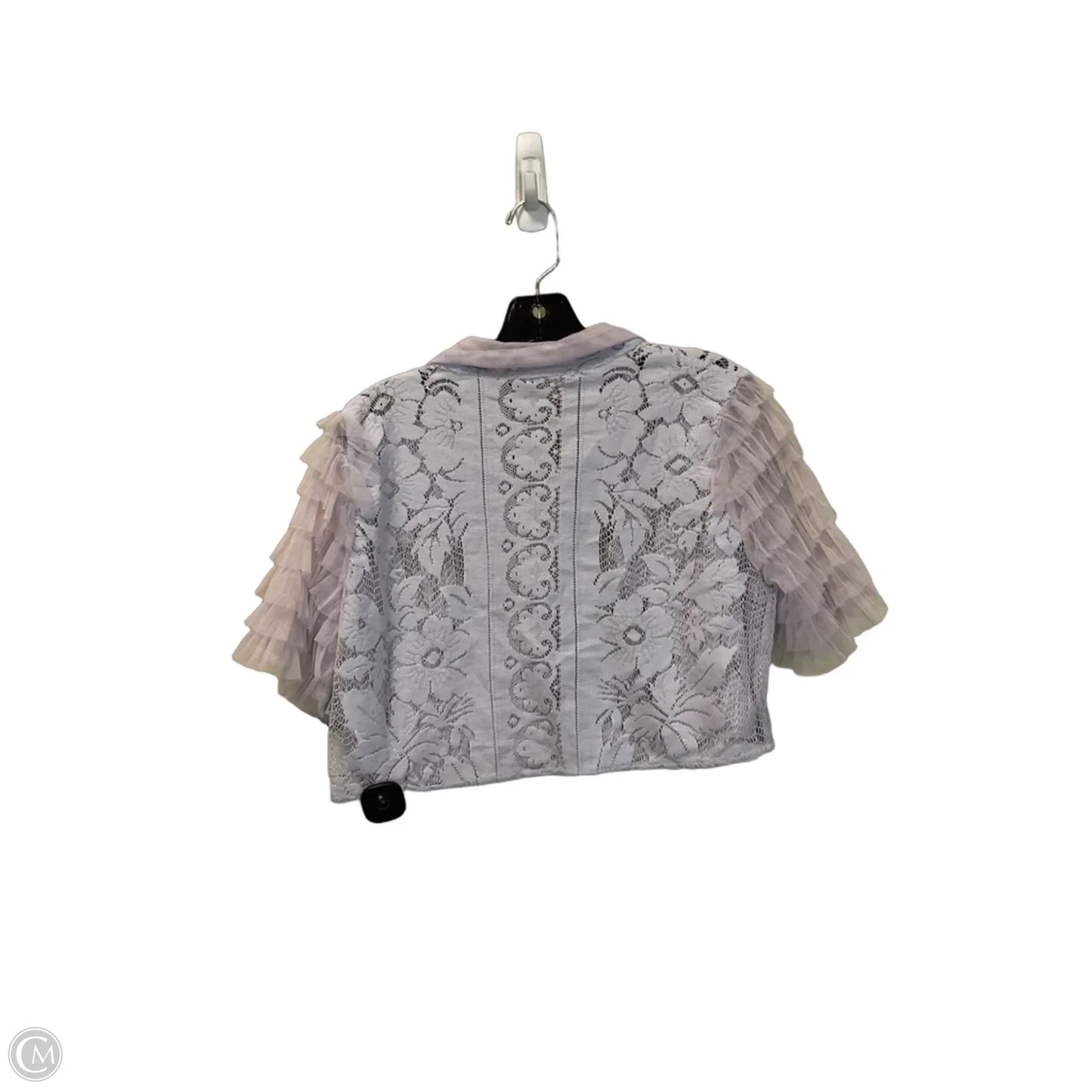 Top Short Sleeve By Free People In Purple, Size: Xs