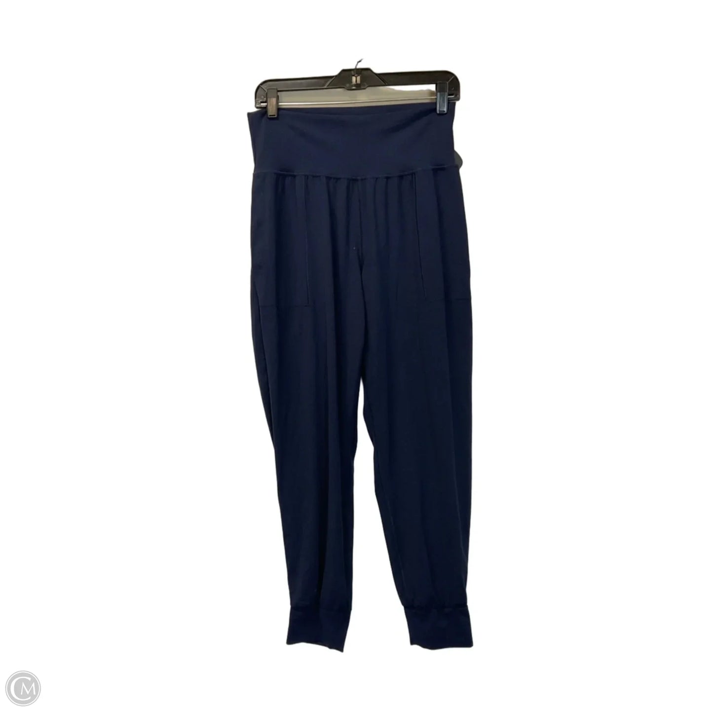 Athletic Leggings By Athleta In Navy, Size: M