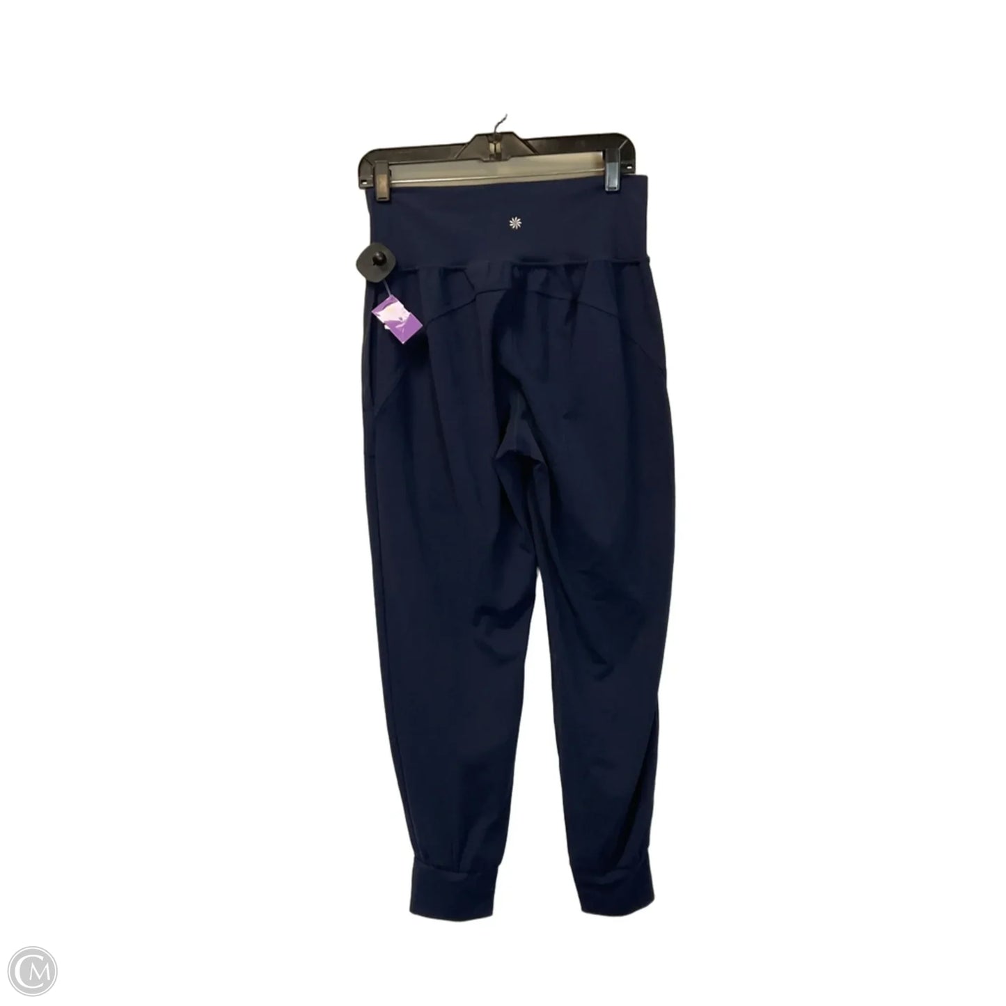 Athletic Leggings By Athleta In Navy, Size: M