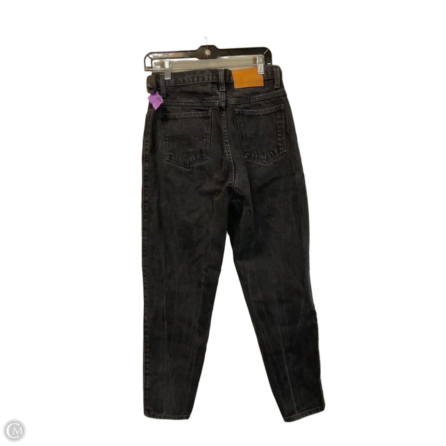 Jeans Straight By Faded Glory In Black Denim, Size: 12