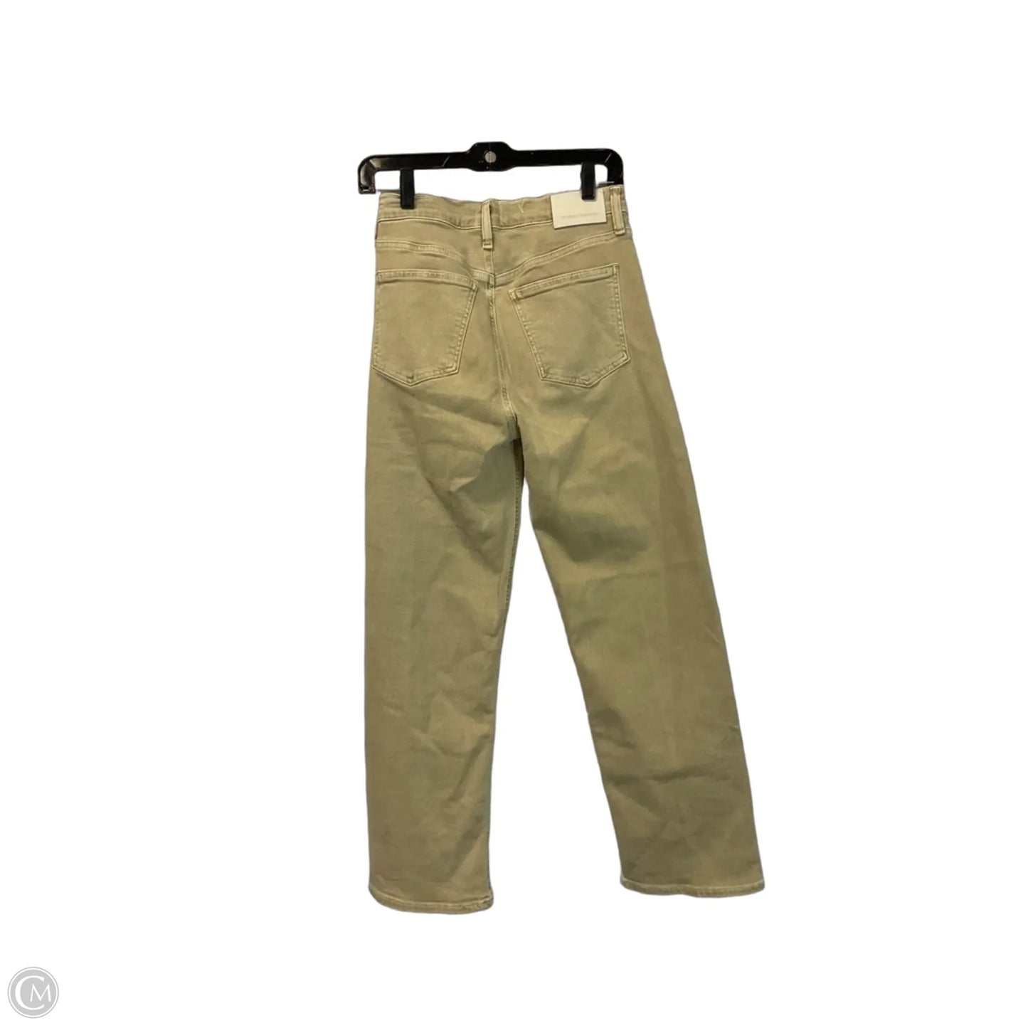 Jeans Straight By Citizens Of Humanity In Tan Denim, Size: 4