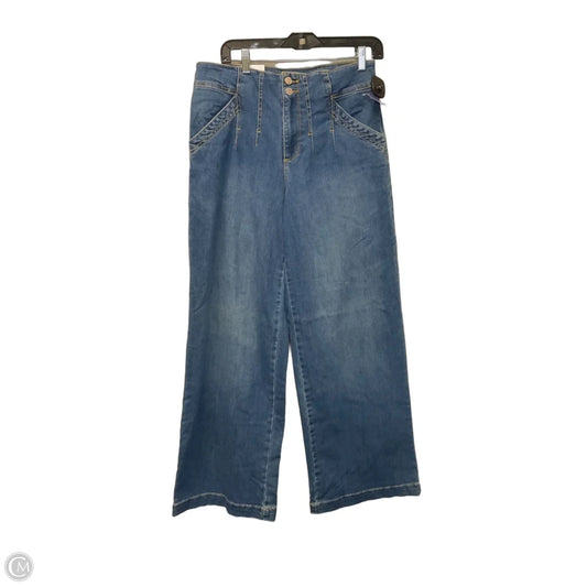 Jeans Wide Leg By Gloria Vanderbilt In Blue Denim, Size: 8