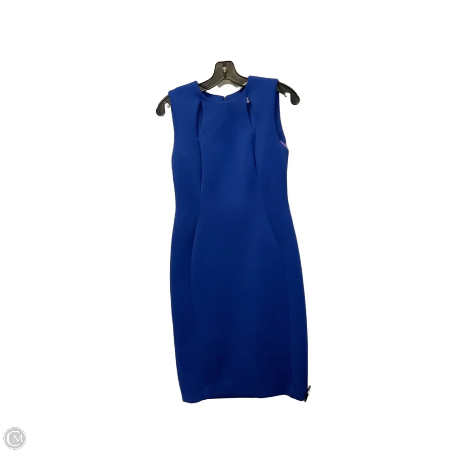 Dress Work By Calvin Klein In Blue, Size: M