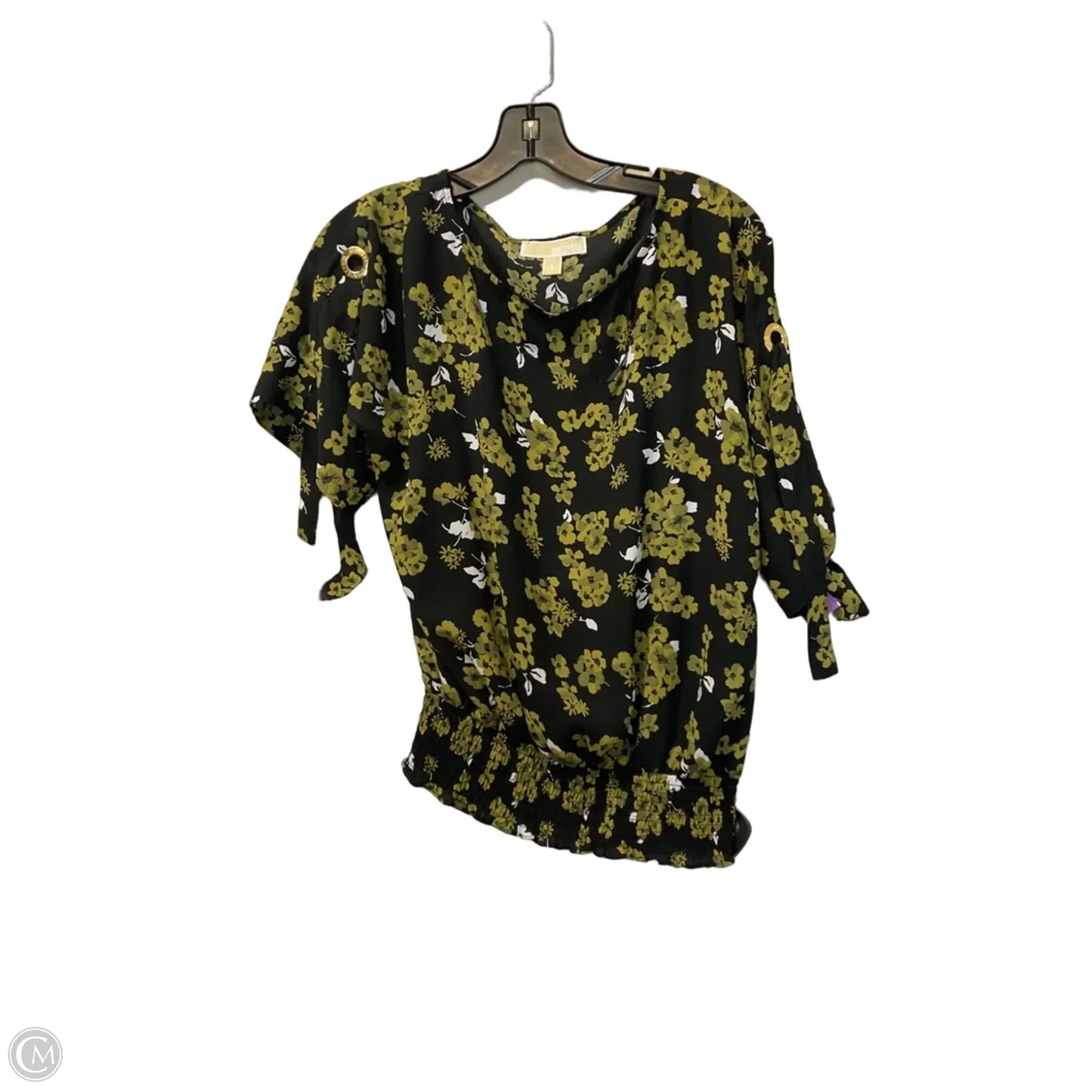 Top 3/4 sleeve By Michael By Michael Kors In Black, Size: S